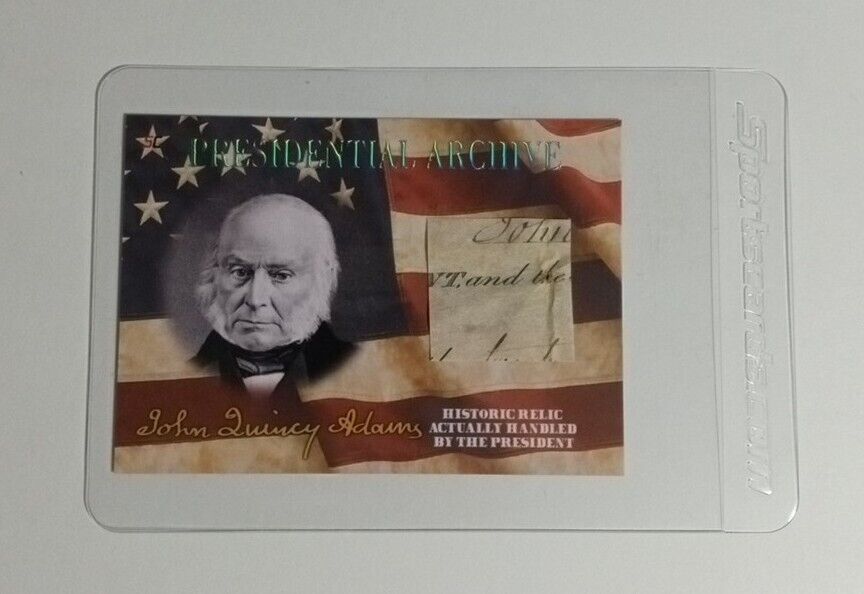 2020 20 A WORD FROM POTUS JOHN QUINCY ADAMS PRESIDENTIAL ARCHIVE HISTORIC RELIC