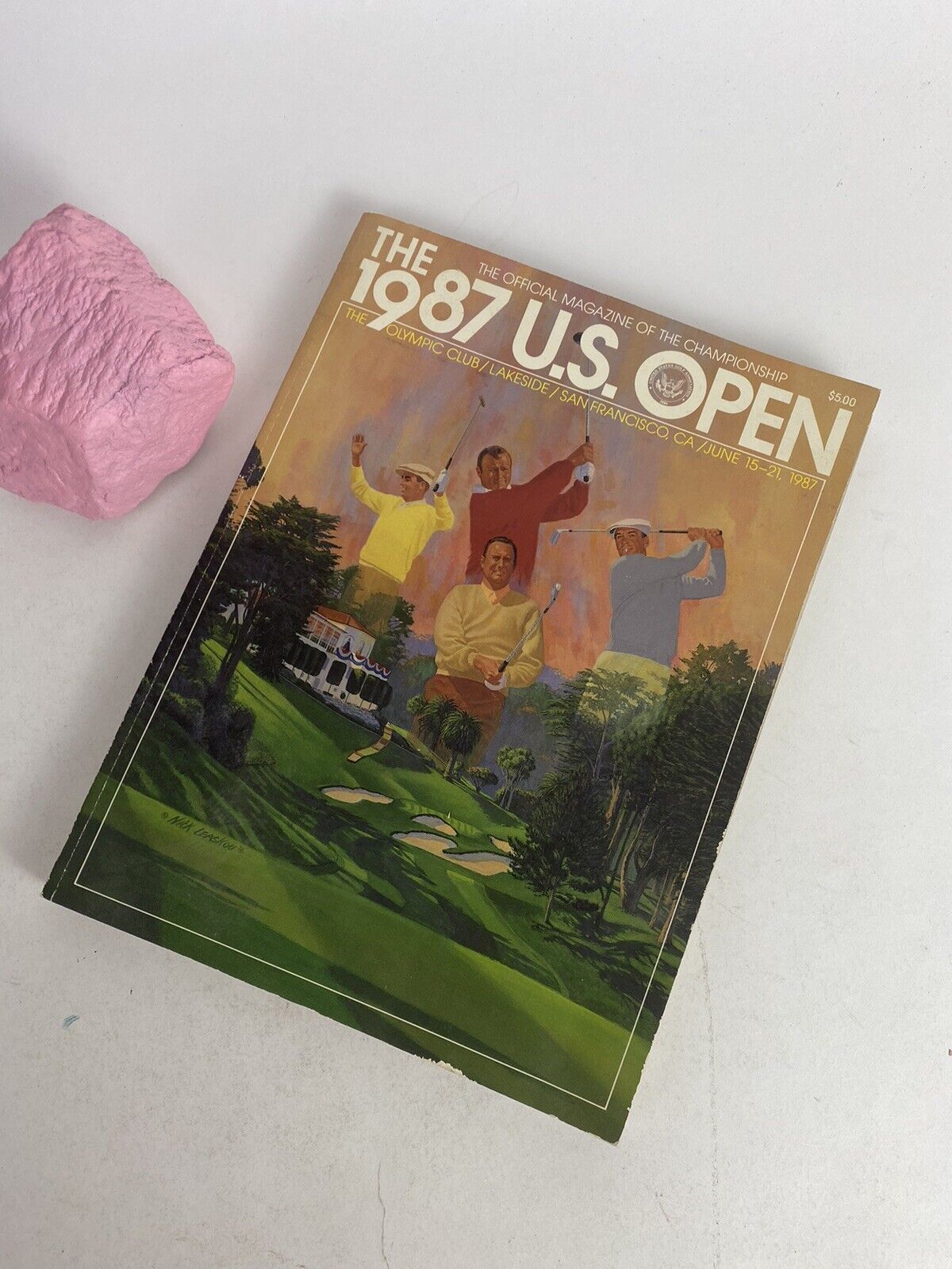 THE 1987 U.S. OPEN MAGAZINE. OFFICIAL PUBLICATION OF THE OLYMPIC CLUB. PROGRAM  