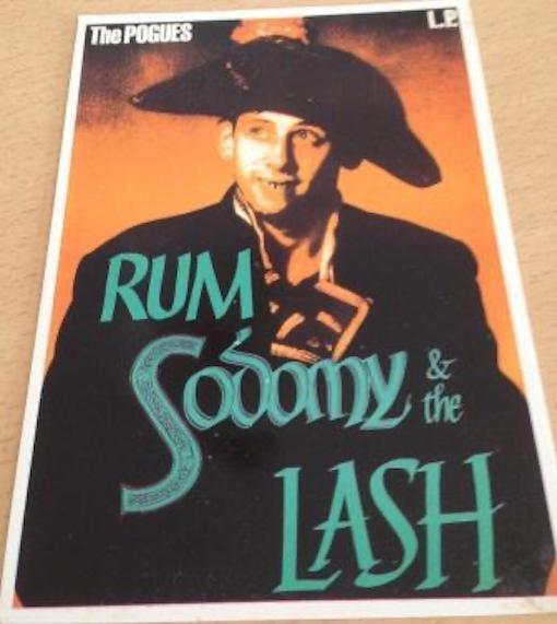 The Pogues - Rum Sodomy And The Lash  Size: 10x15cm POSTCARD