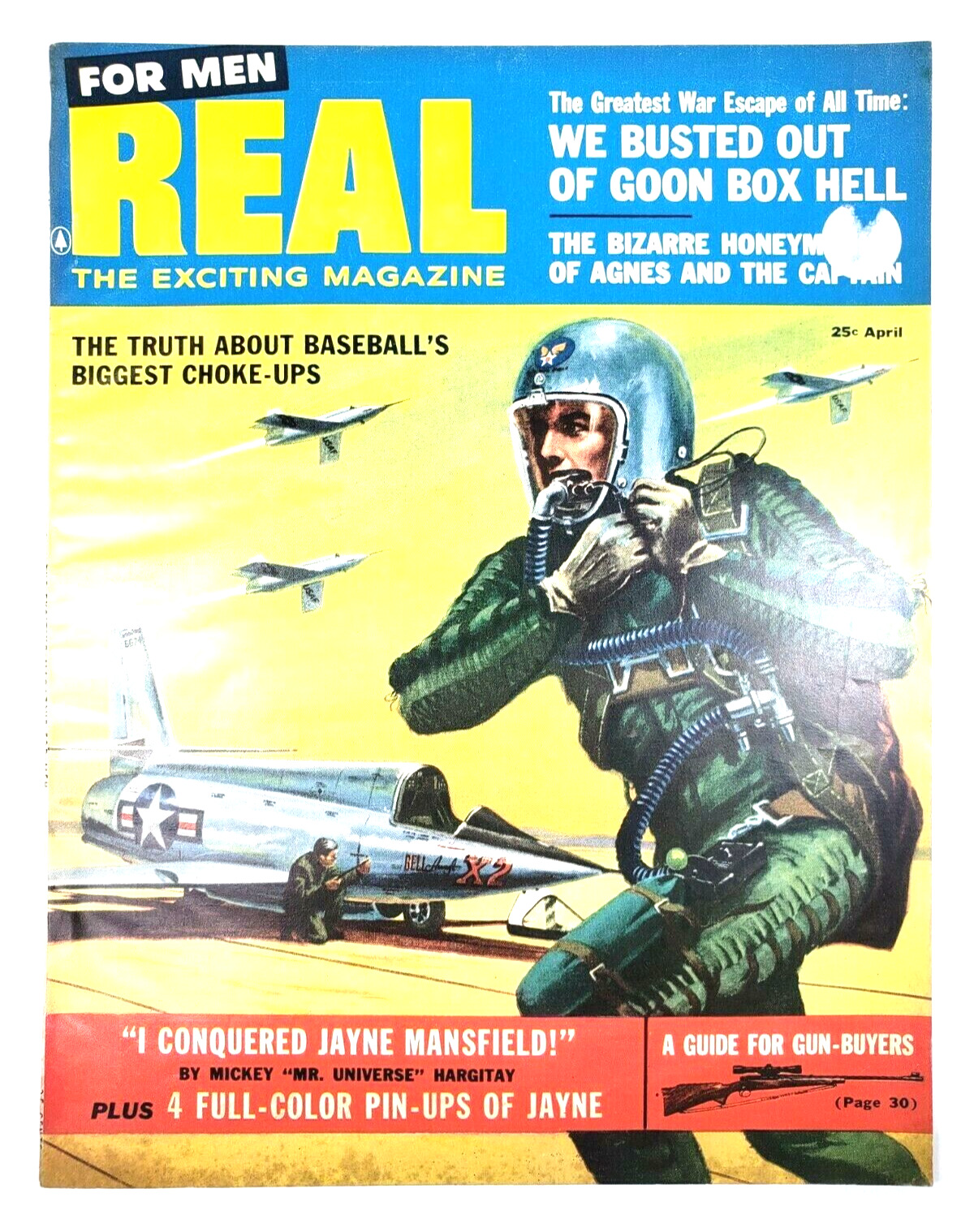 REAL The Exciting Magazine For Men Vol. 9 #5 Excellent Productions April 1957
