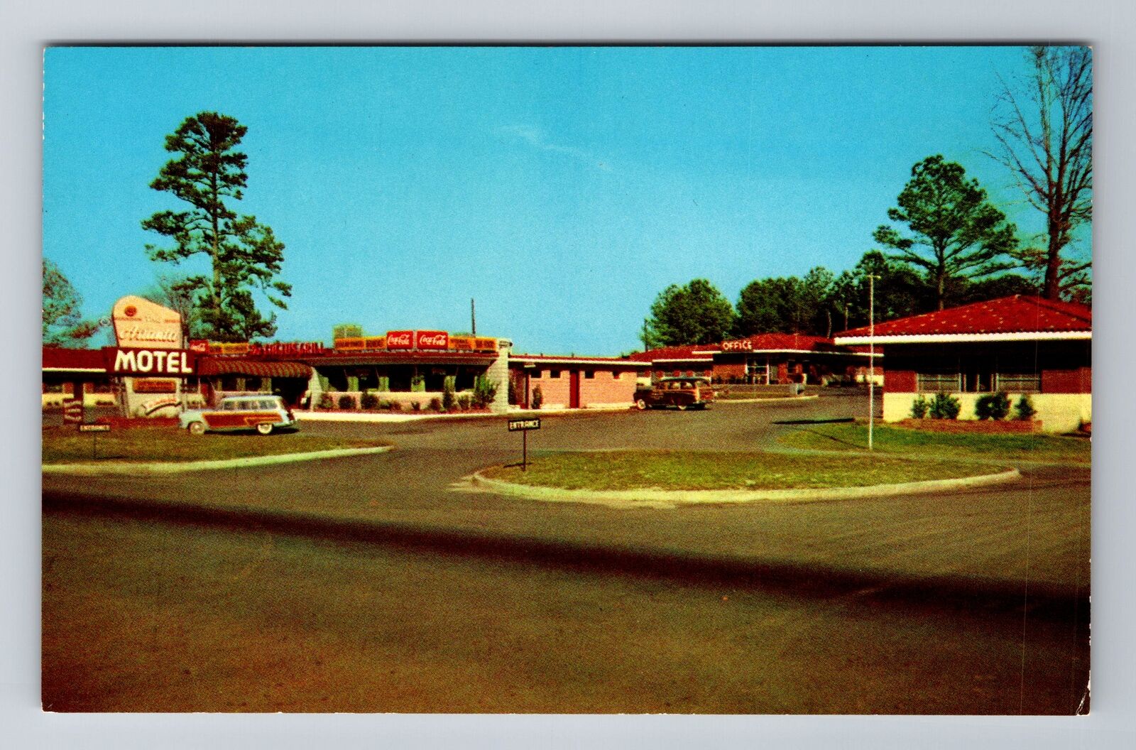 Riverdale GA-Georgia, The Atlanta Hotel, Coca-Cola, Grill, Vintage Postcard