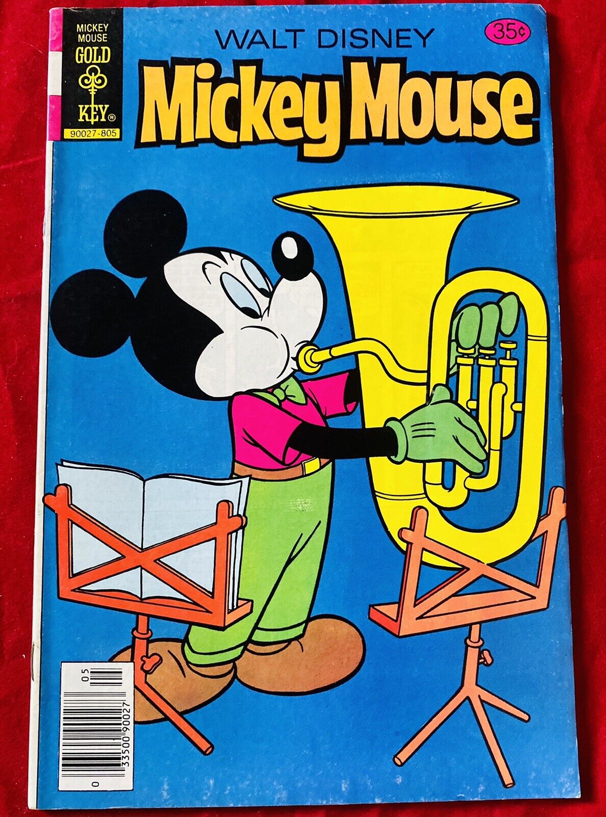 Vintage Gold Key Comics Walt Disney Mickey Mouse #183 Comic Book May 1978