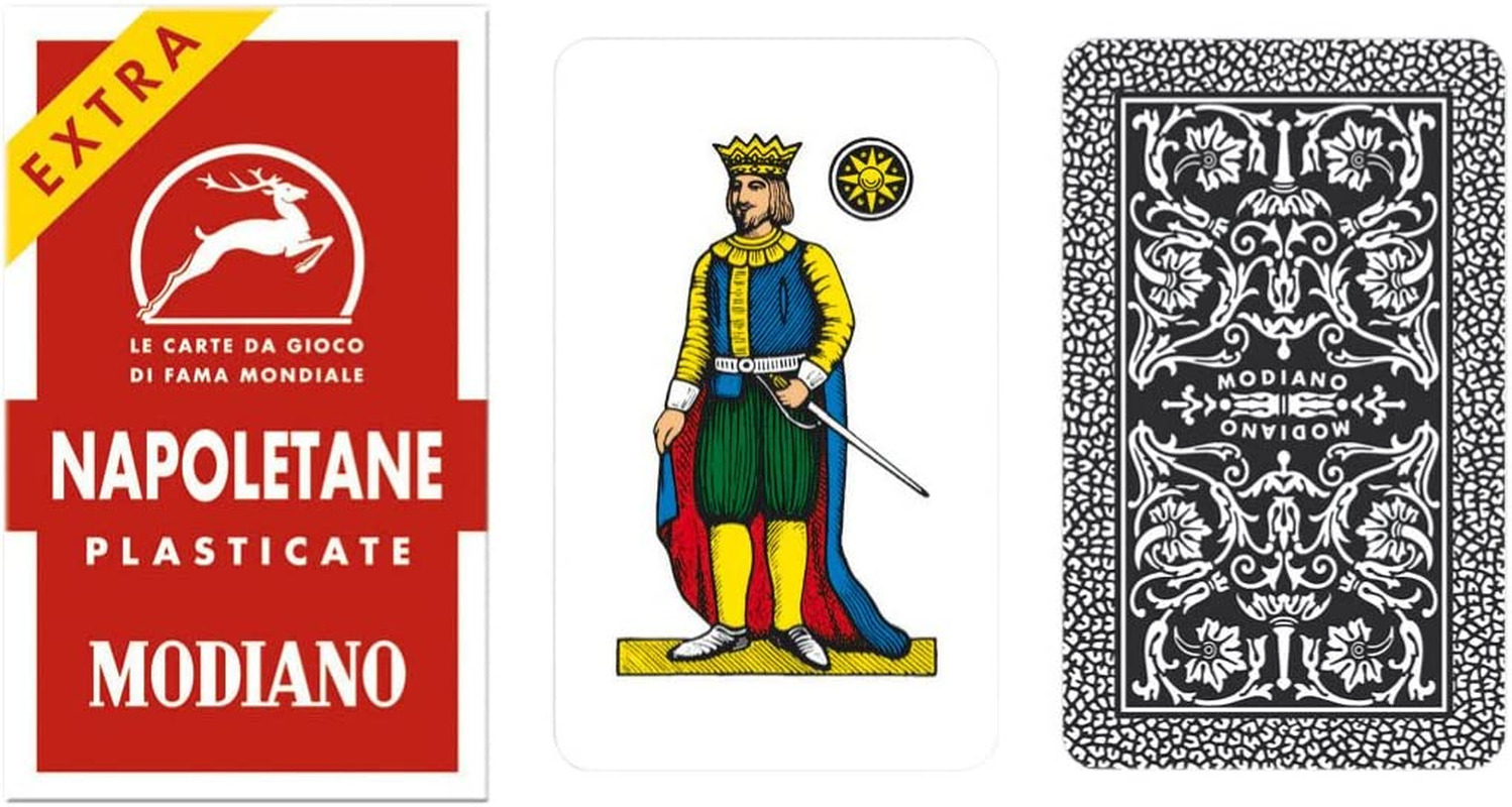 Napoletane 97/25  Regional Italian Playing Cards. Authentic Italian Deck.