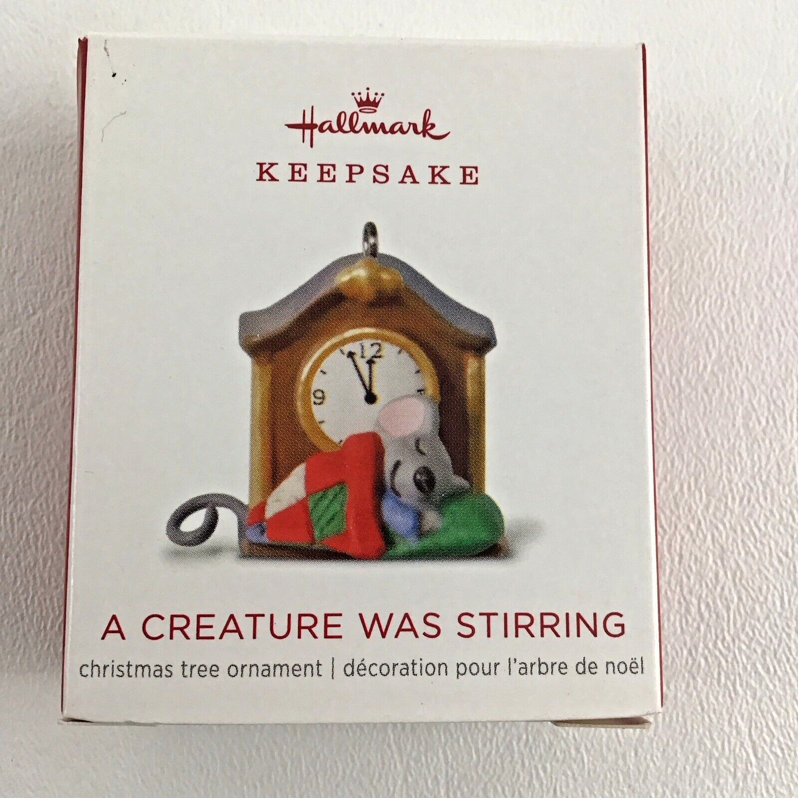 Hallmark Keepsake Miniature Ornament A Creature Was Stirring #3 Mouse New 2018