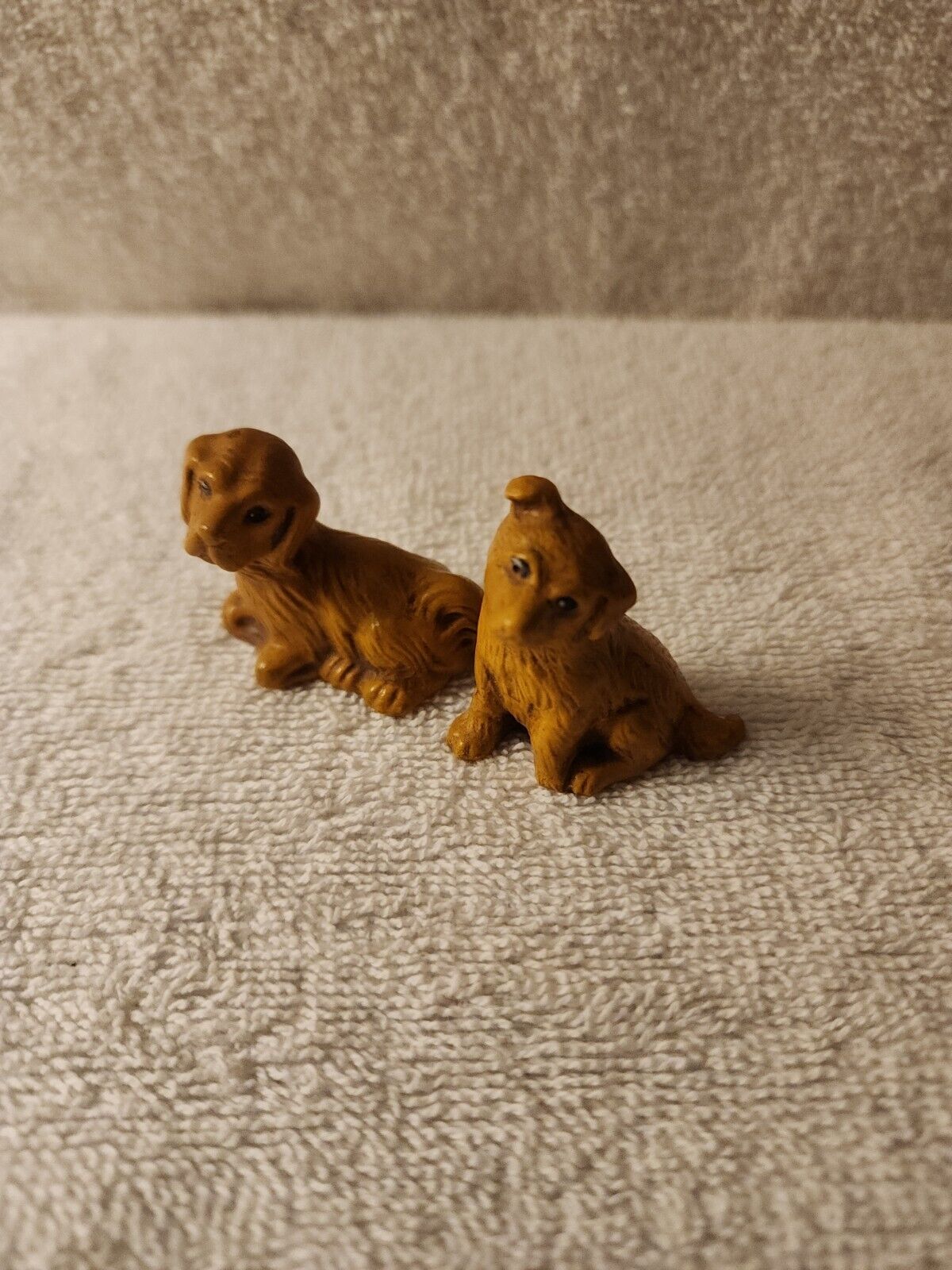 Vintage Artistic Gifts Puppy Dog Duo Figurine 