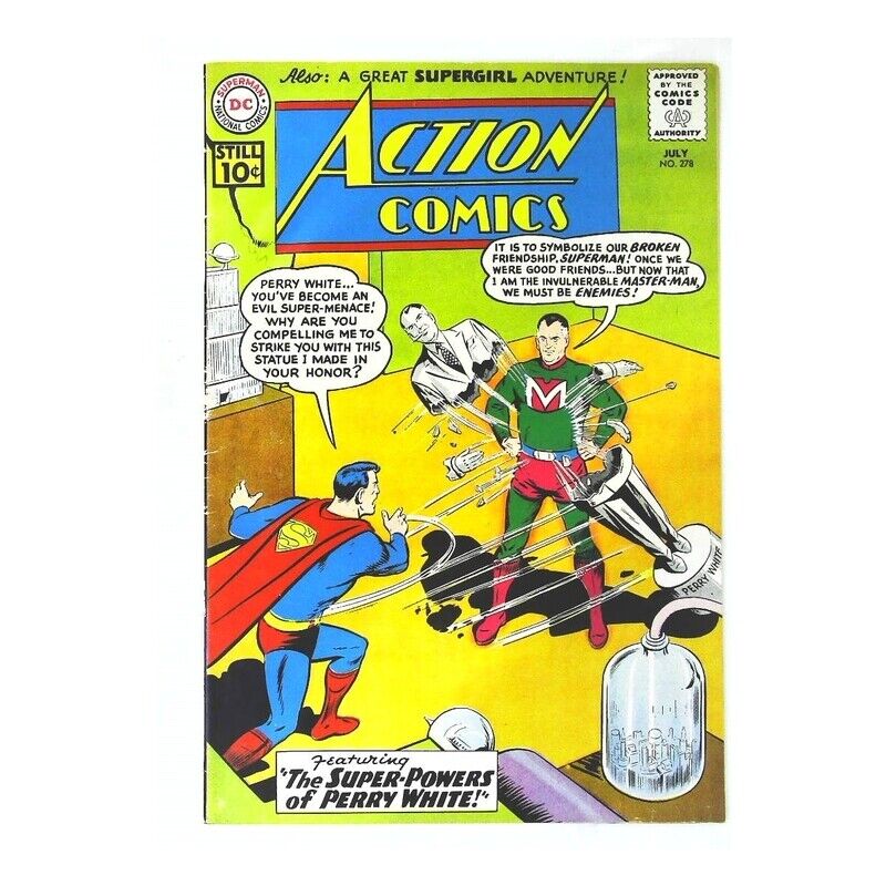 Action Comics (1938 series) #278 in Fine condition. DC comics [h;