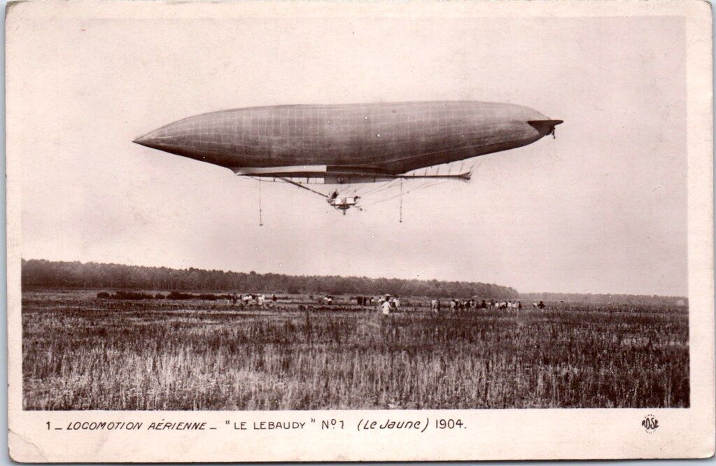 AVIATION - LE LE LEBAUDY airship n°1 1904