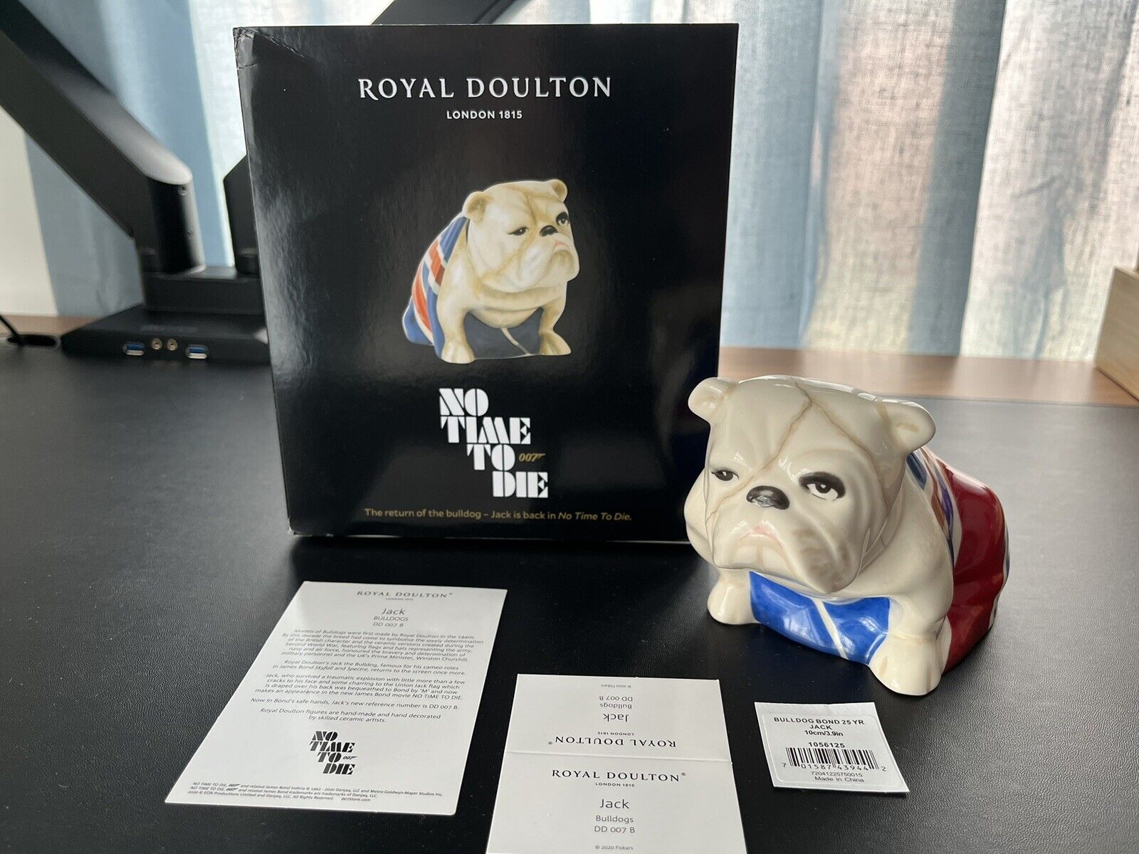 Royal Doulton Jack The Bulldog Figurine - Open Box