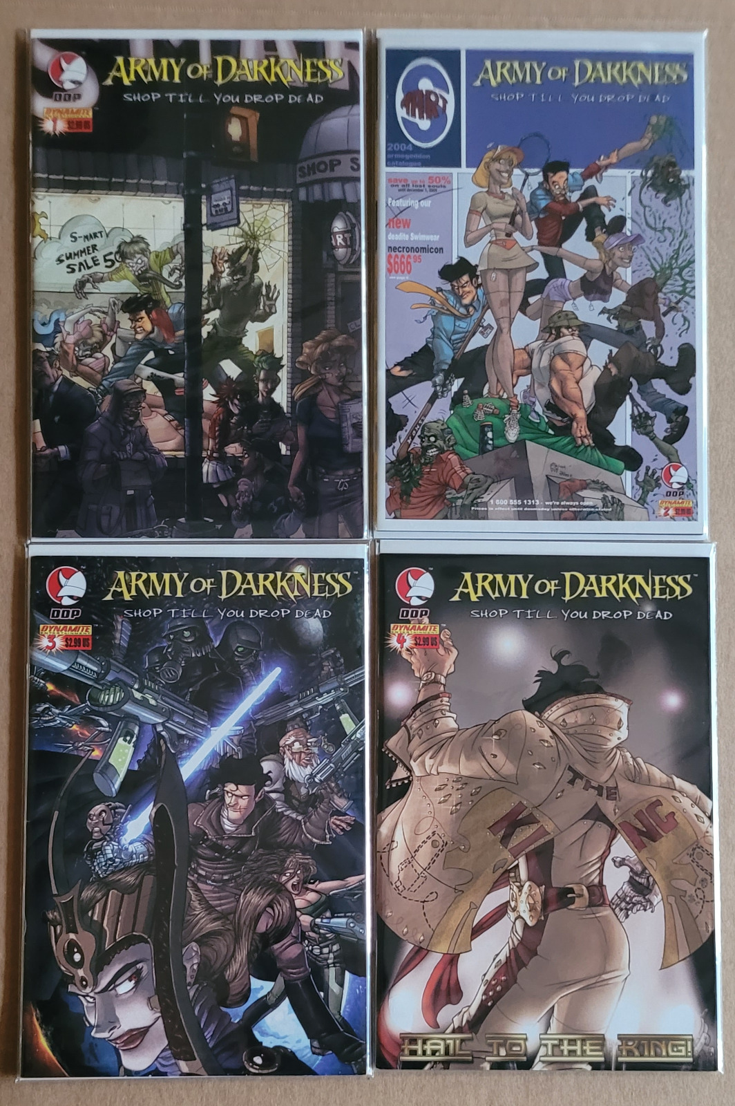 Army of Darkness Shop Till You Drop Dead 1-4 complete Dynamite Comics Evil Dead