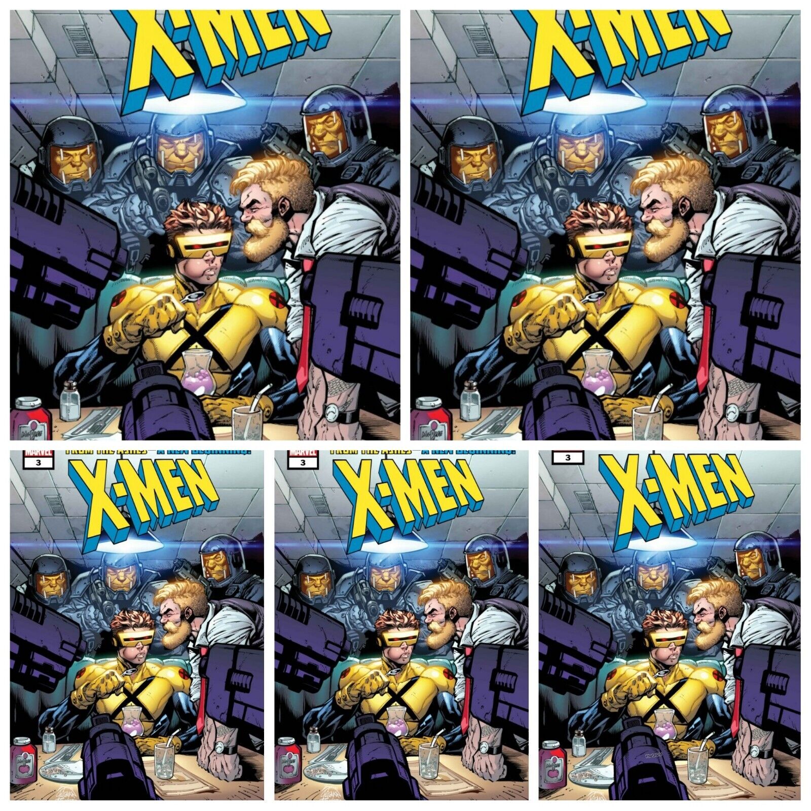 5 Pack X-Men #3 Main Cover A PRESALE 8/28 Marvel Comics 2024