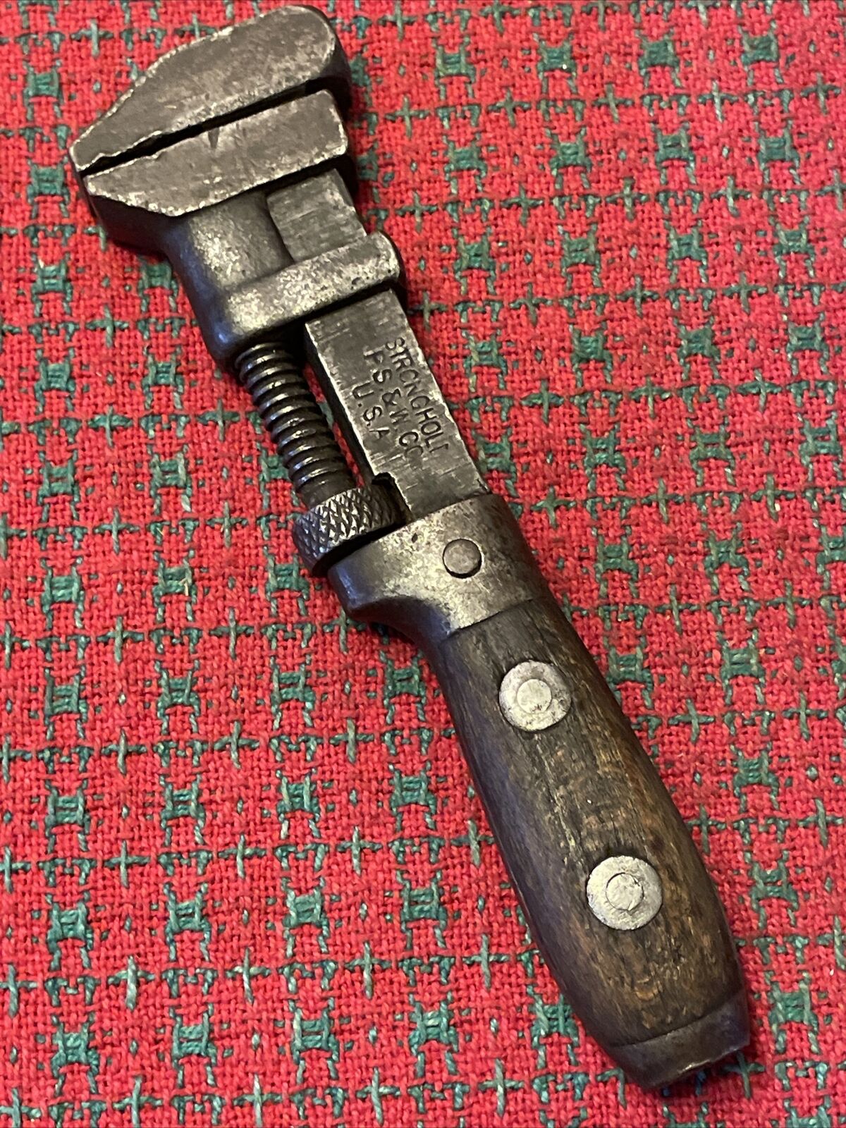 Antique PS&W Small Monkey Wrench Stronghold USA 🇺🇸 Nice