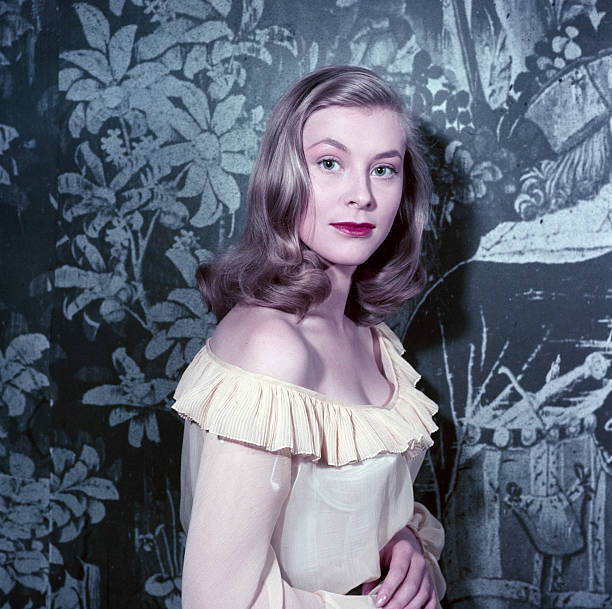 Marianne Hold, Actress, Wearing A Blouse 1950S Old Photo 1