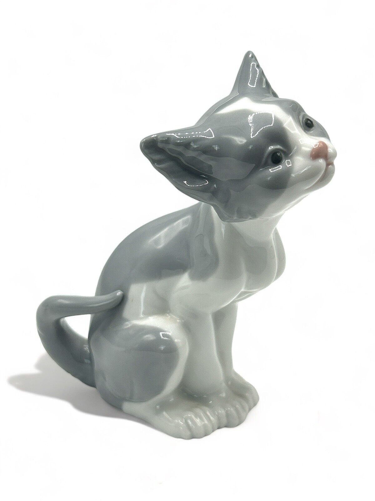 LLADRO Fine Porcelain Figure Gray Cat #5113 