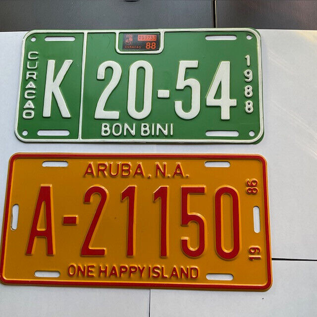 caribbean islands license plates