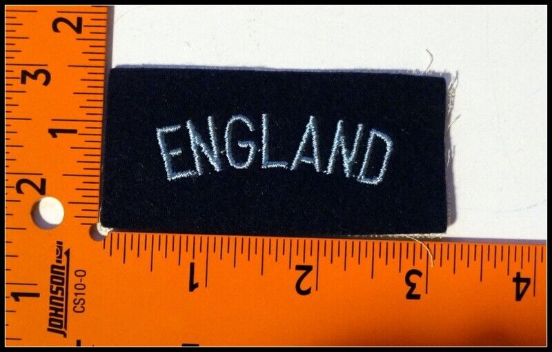 Military Patches British England Tab New Old Stock #T676