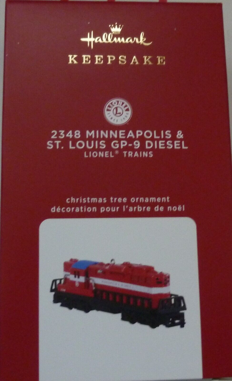 Hallmark 2020 Lionel 2348 Minneapolis & St. Louis GP-9 Diesel