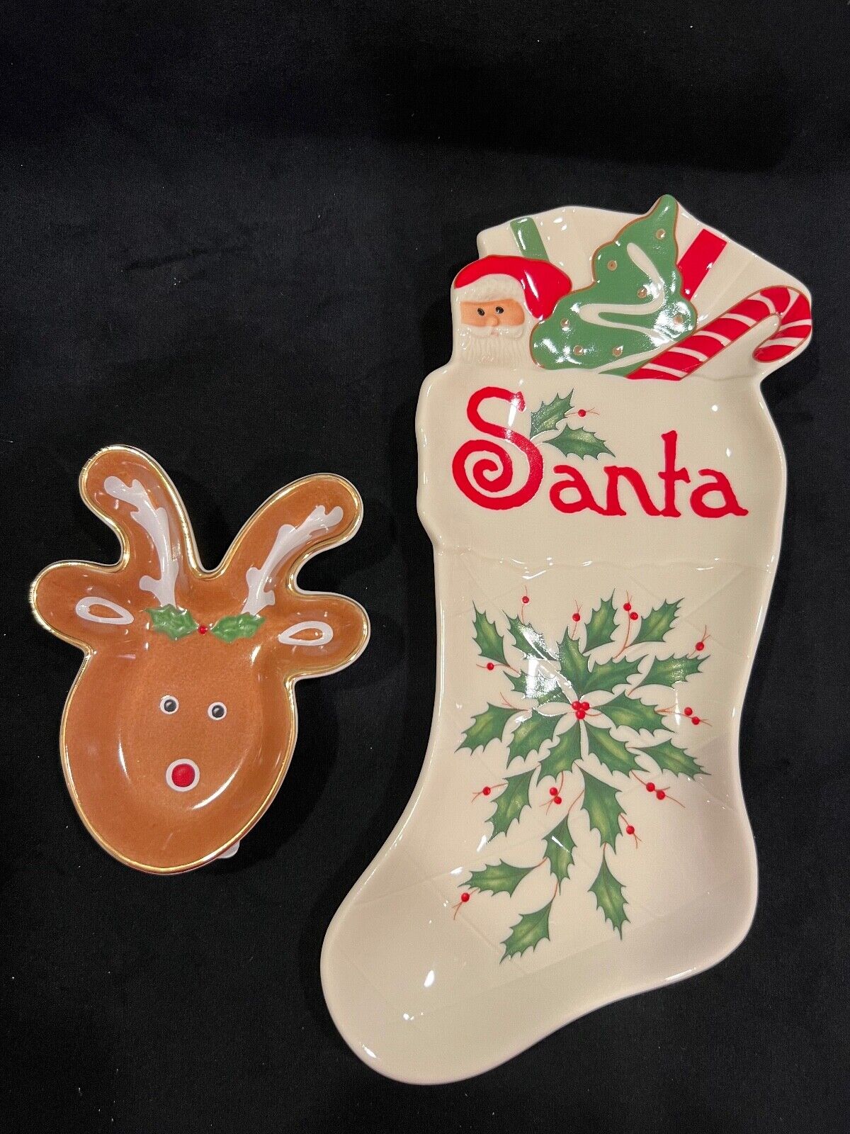 Lenox Hosting the Holidays 2pc Cookies for Santa Christmas Set