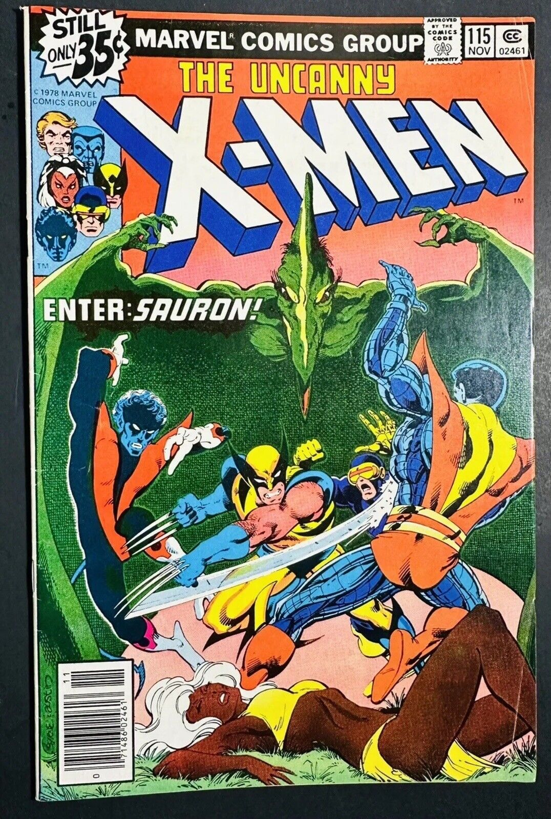 Uncanny X-Men #115 - Wolverine - Enter Sauron Marvel Comics 1978 EXCELLENT