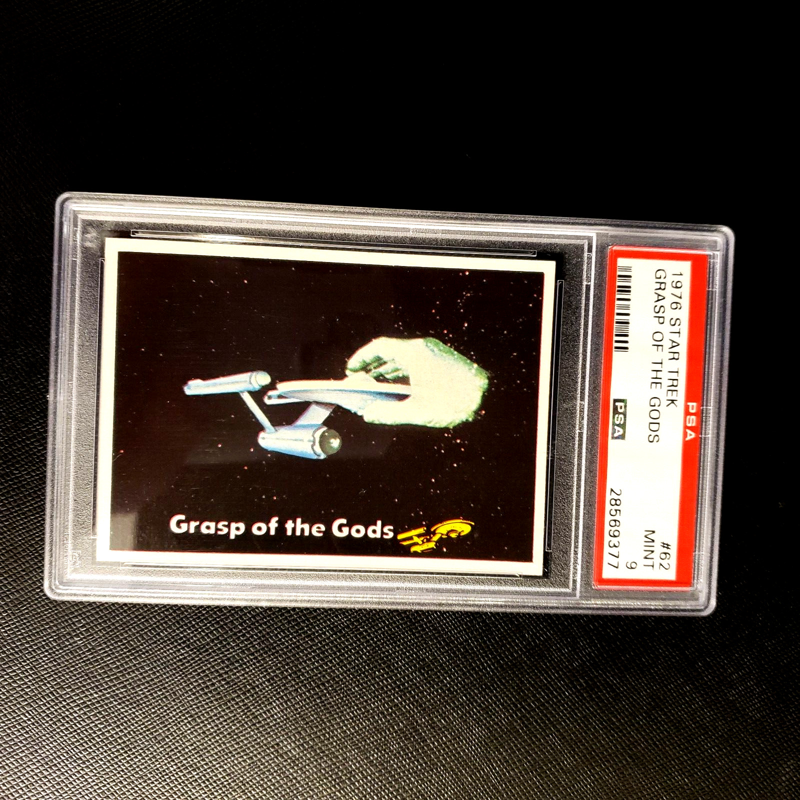 1976 Star Trek #62 Vintage Sci-Fi Space Card PSA 9 MINT Only 2 Higher