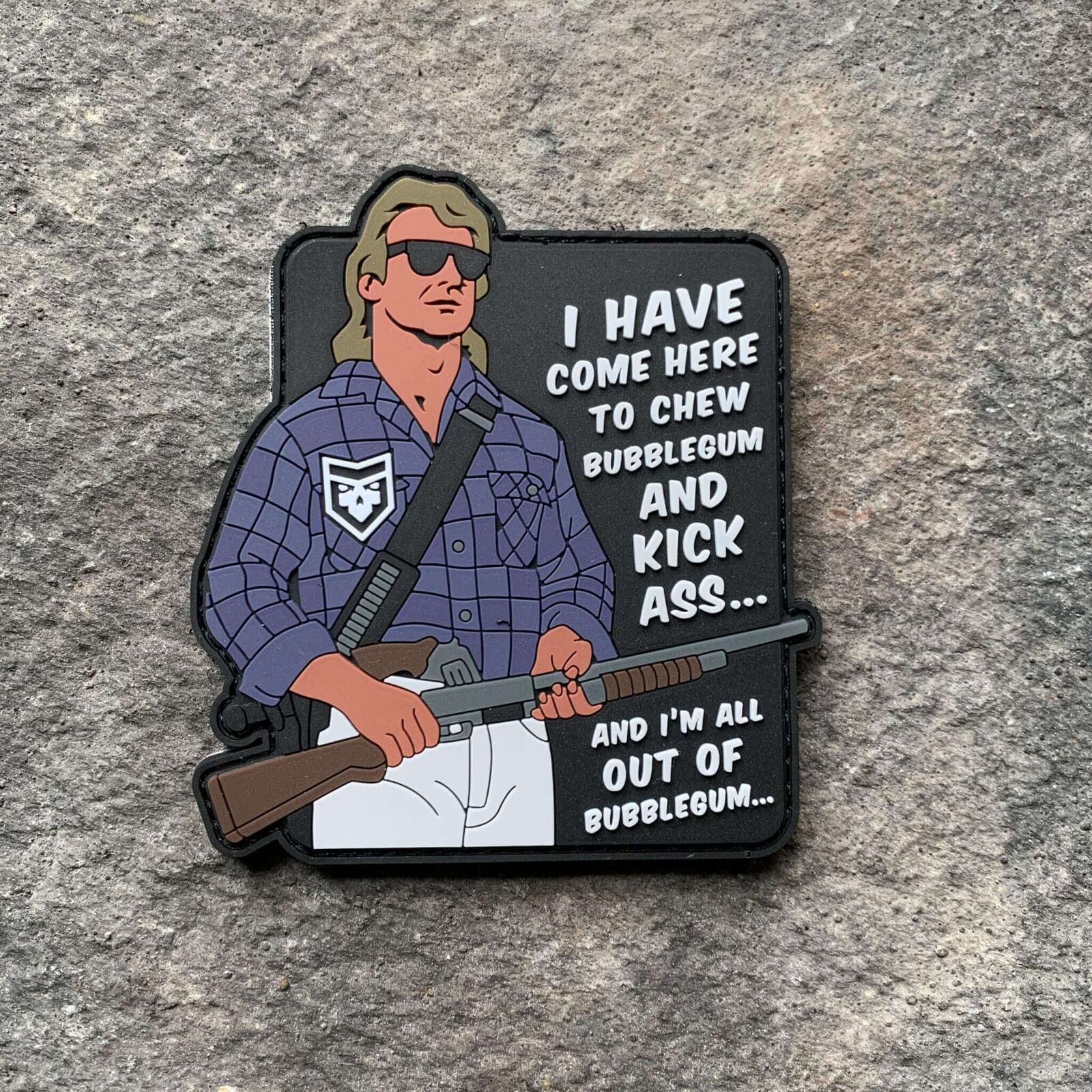 They Live:  All out of bubblegum PVC Patch
