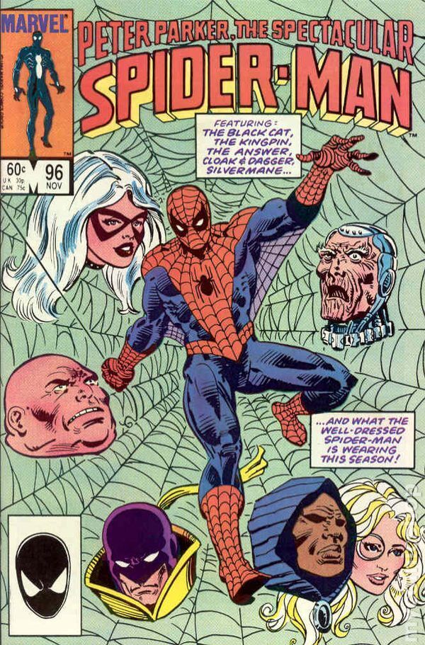 Spectacular Spider-Man Peter Parker #96 FN 1984 Stock Image