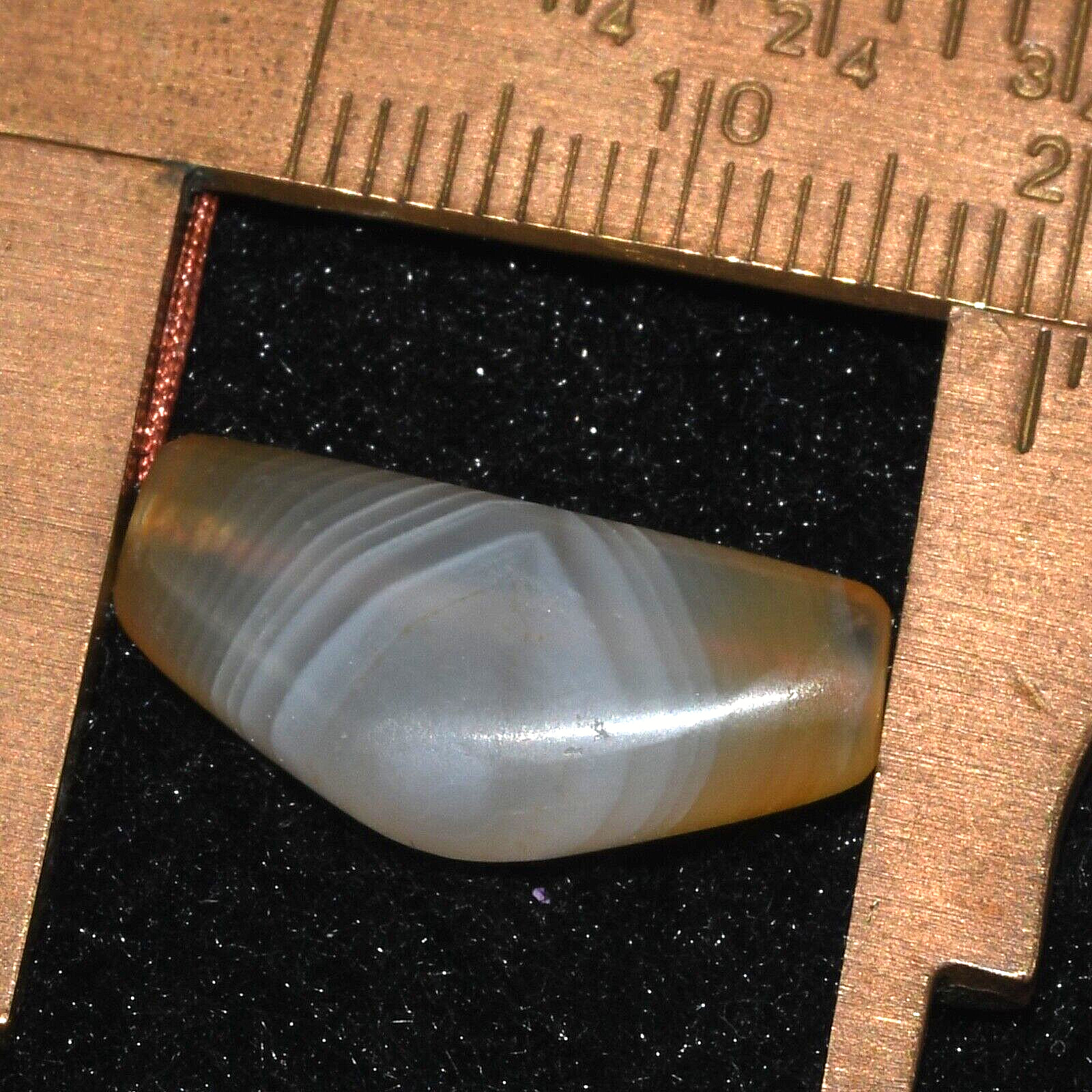 Ancient Old Banded Agate Bactrian bead in good Condition over 1500 Years Old