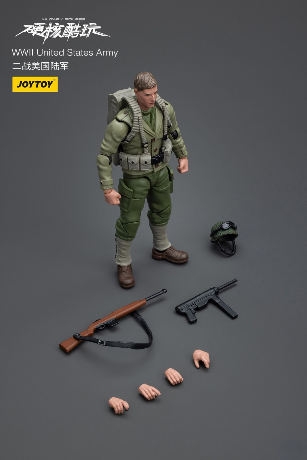 JOYTOY Military Figure 1:18 WWII Soldier Model Toy Figure Kit New IN Stock