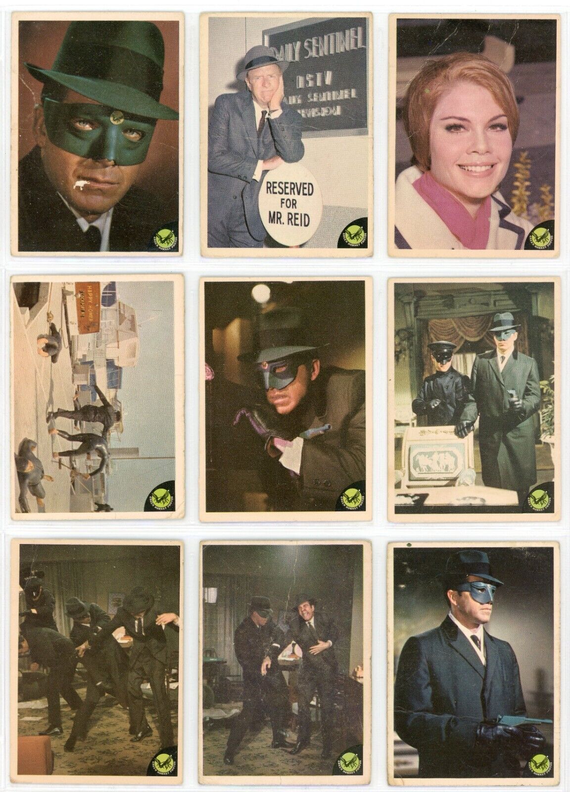 1966 DONRUSS GREEN HORNET (1-44) COMPLETE CARD SET *GOOD CONDITION* w/BRUCE LEE