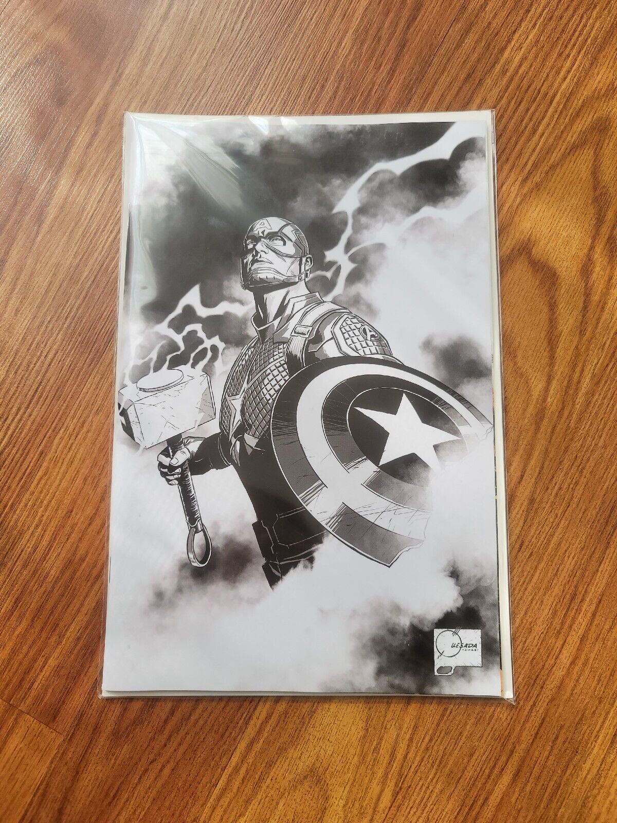 SDCC 2023 Marvel Captain America #750 RARE LIMITED Joe Quesada Cover - 