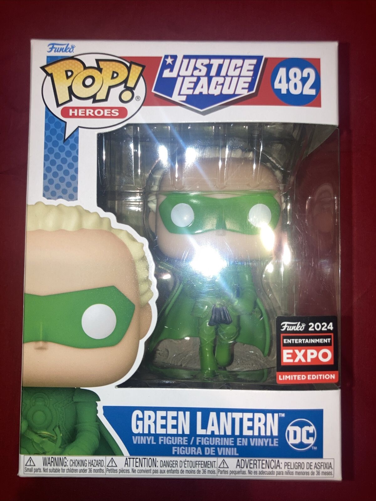 Green Lantern Funko Pop 482 Entertainment Expo Exclusive