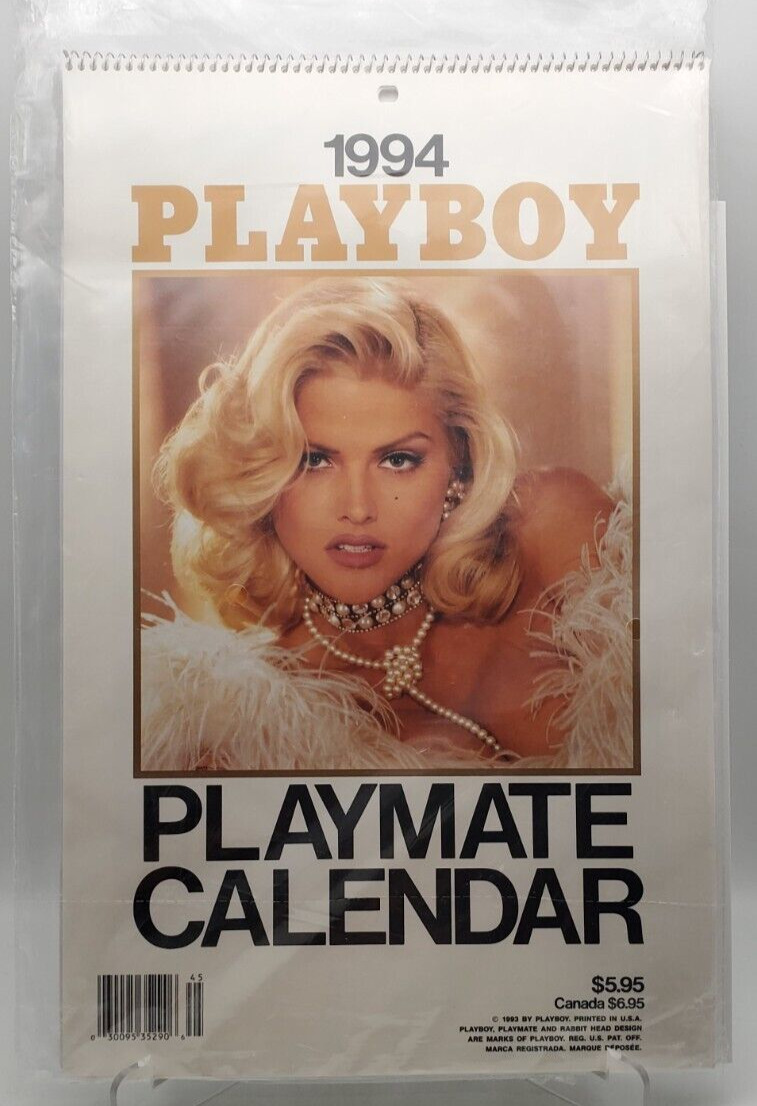 1994 Playboy Playmate WALL Calendar Sealed Factory Wrapping Anna Nichole Smith