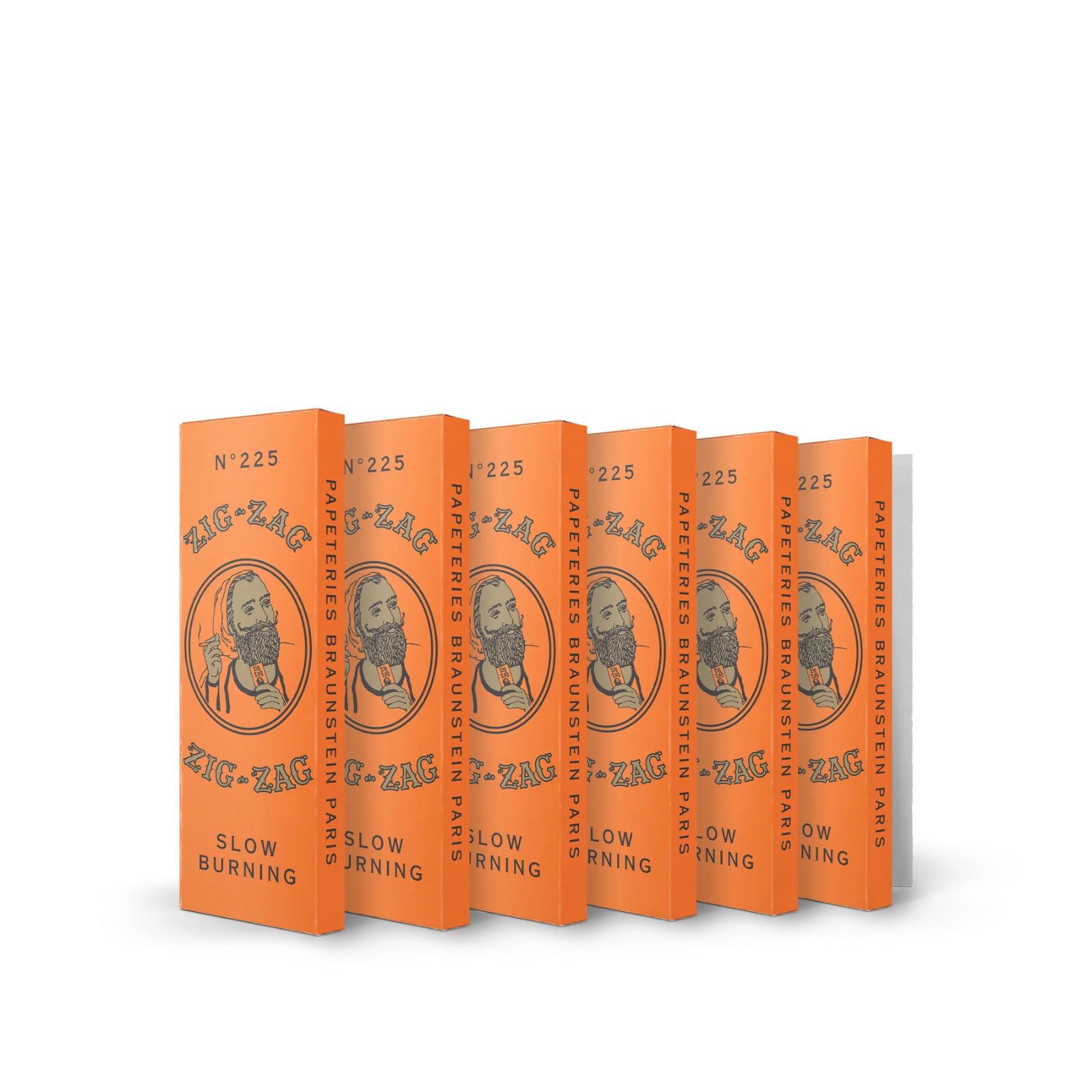 Zig-Zag Rolling Paper French Orange  -11/4-6 Booklets With 32Paper per Each