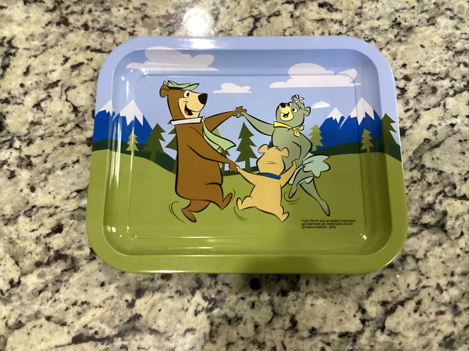 Yogi Bear Lunch/Rolling Tray Hanna Barbera