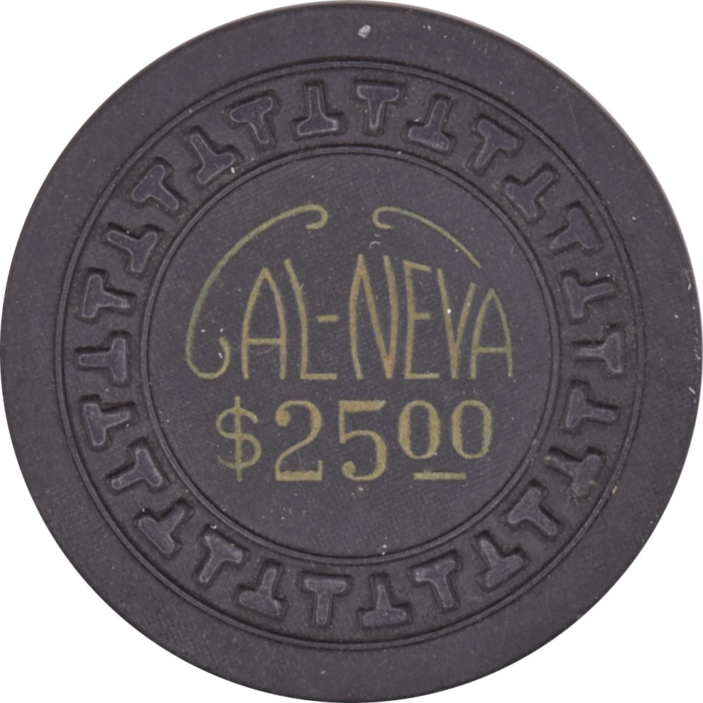 Cal-Neva Lodge Casino Lake Tahoe Nevada $25 Chip 1948