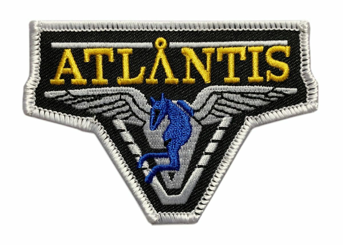 Stargate Atlantis TV Show Embroidered Patch (Iron on sew on-3.5 x 2.5)