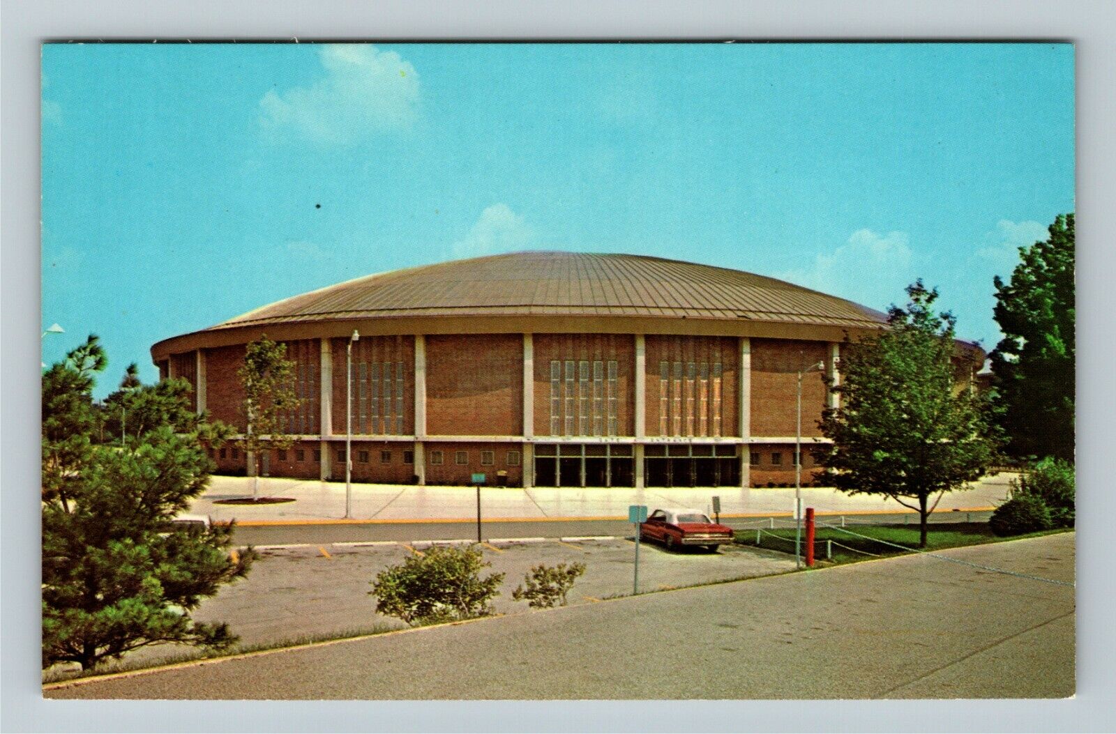 Lafayette IN-Indiana, Purdue University Mackey Arena, Vintage Postcard