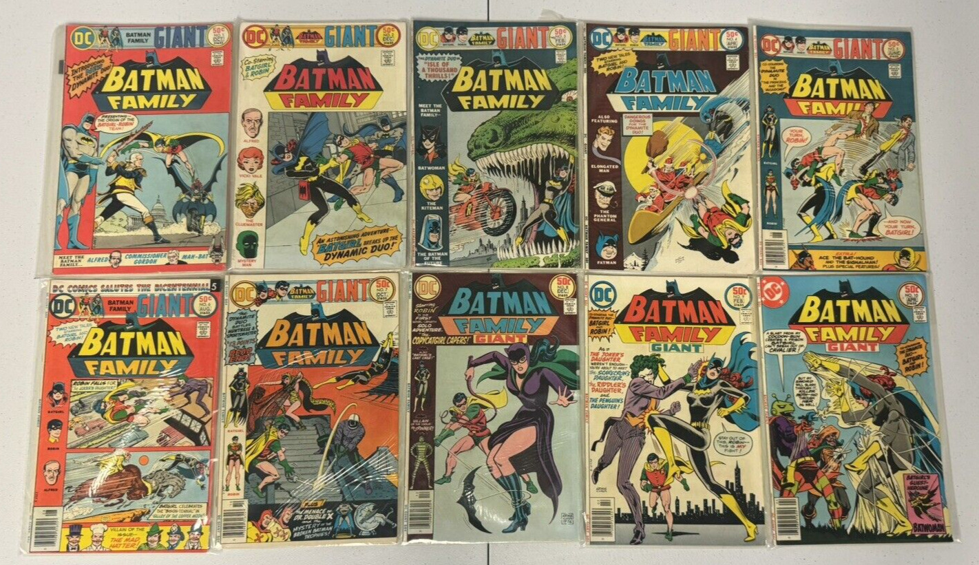 Batman Family #1-20 Run DC 1975 Lot of 19 NM