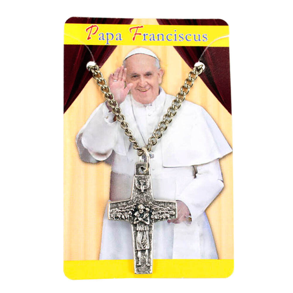 The Original Pope Francis Pectoral Cross by Vedele - 1 inch with Chain