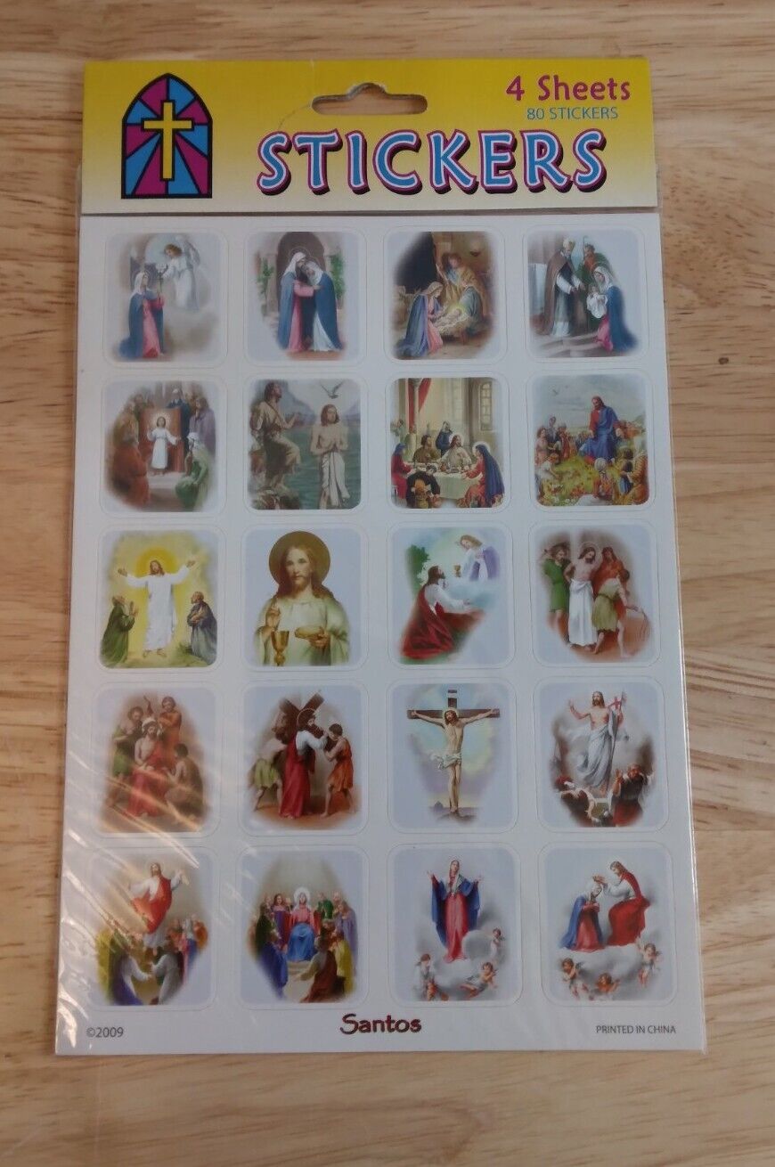 Religion Christian Jesus 2009 Stickers 80 Stickers