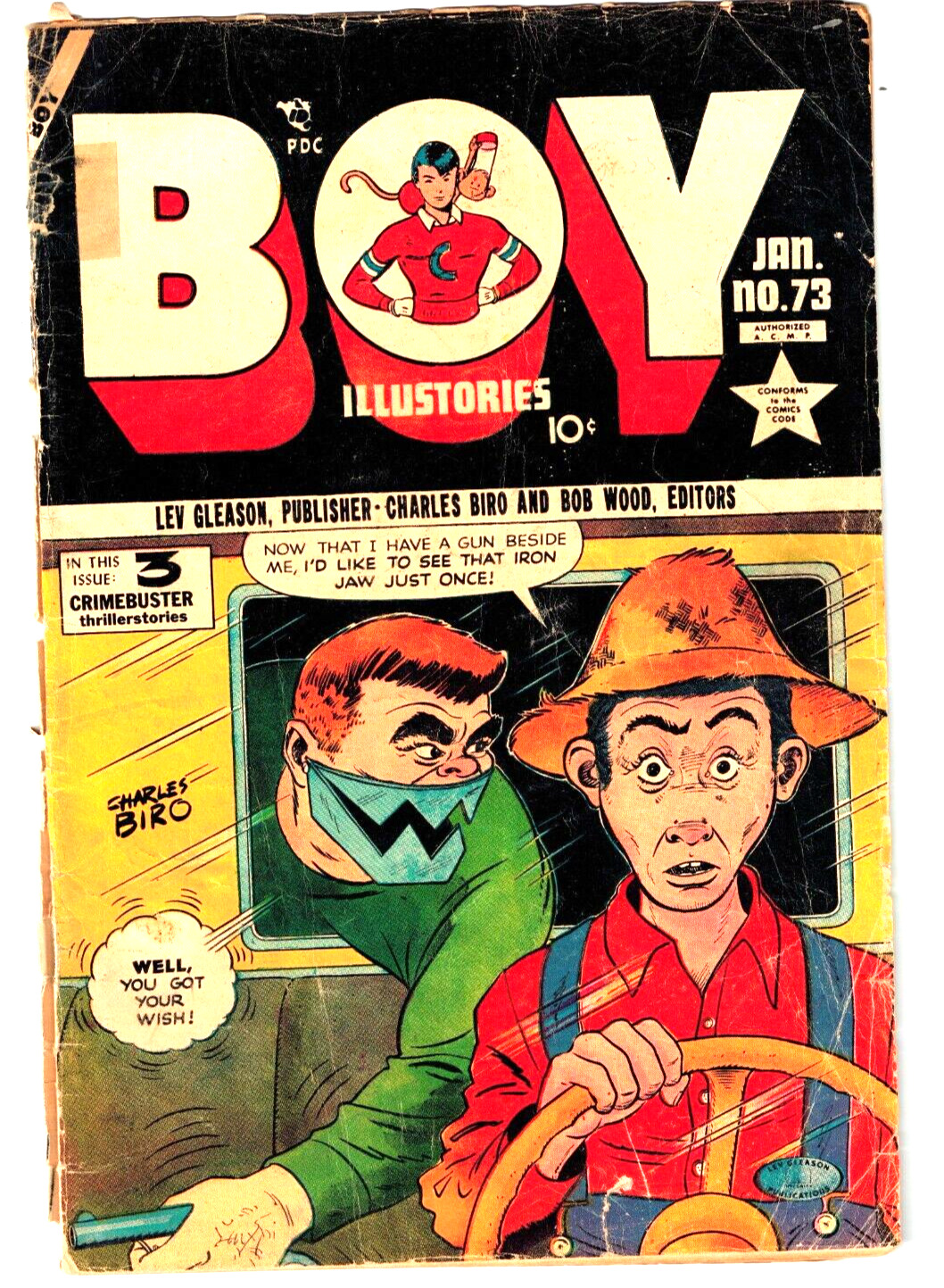 50%$ OFF GUIDE Boy Comics # 73   1952  Rough Copy Good- Reader Copy