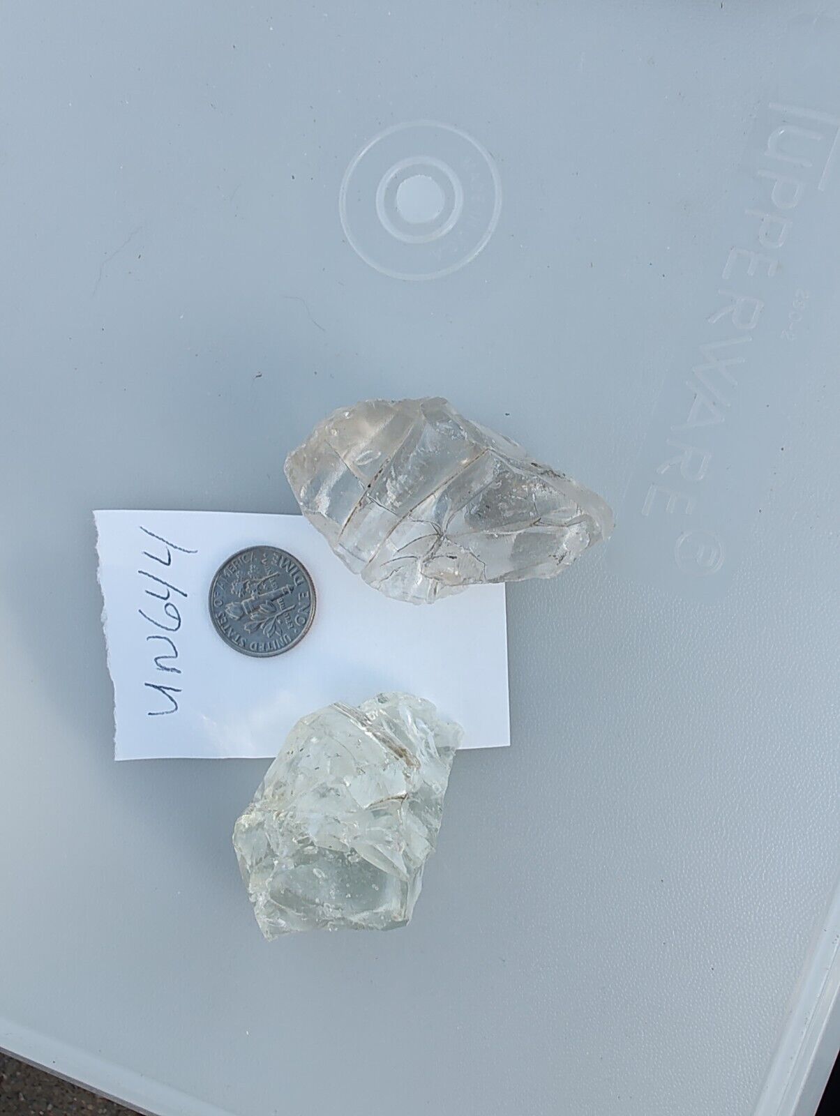 💎🪨 Unknown Mineral Stone Crystal Specimen 71 gr 💎🪨  Andara ? 2 pcs