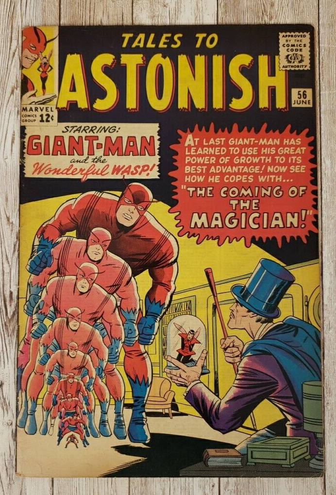 Tales to Astonish #56 Marvel 1964 Giant-Man Wasp Pym - 1st App. of the Magician