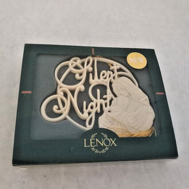 Lenox Silent Night Ornament Used in Box Good Condition VTG