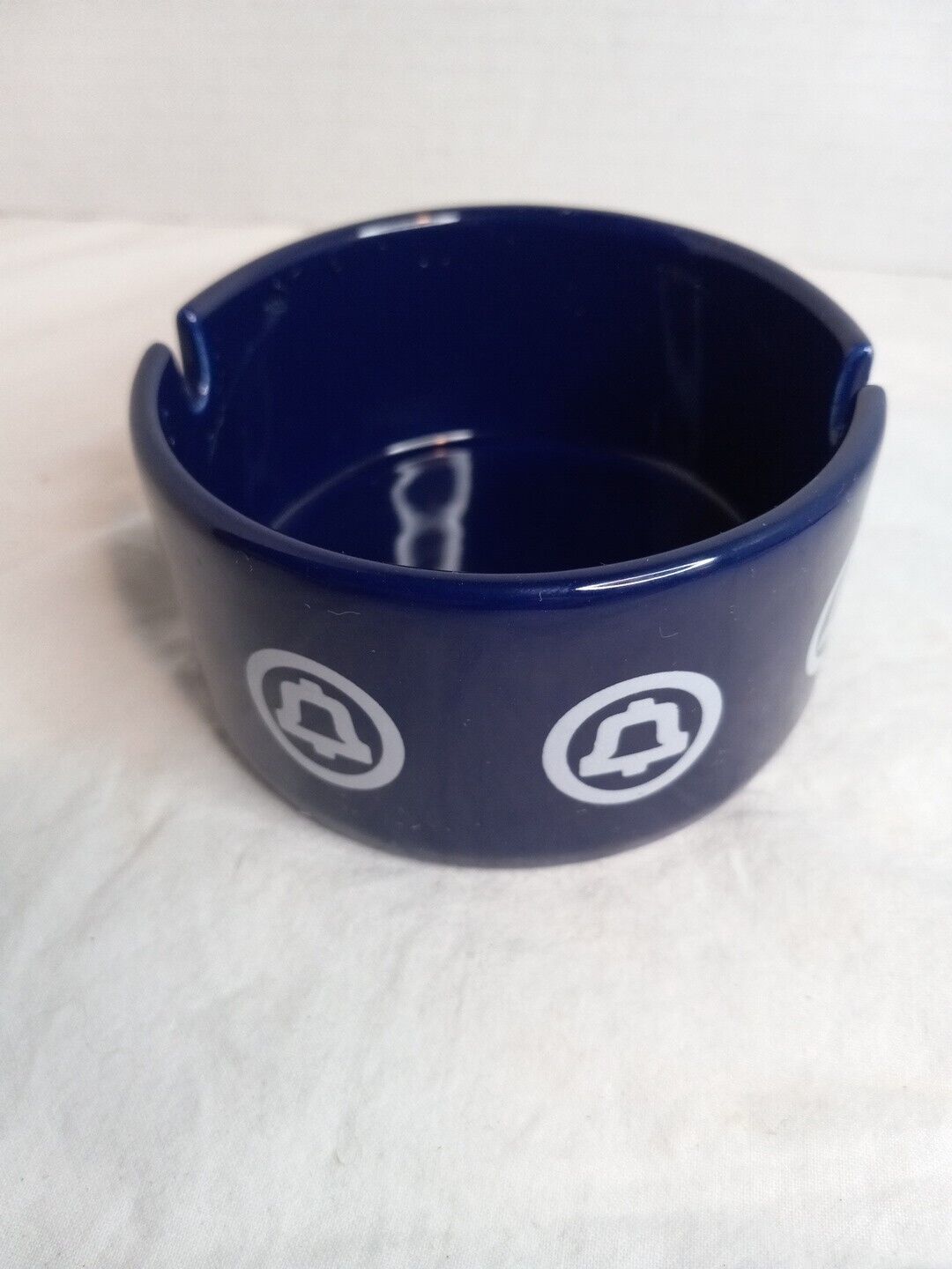 Vintage At&t Blue Ash Tray Made In Germany