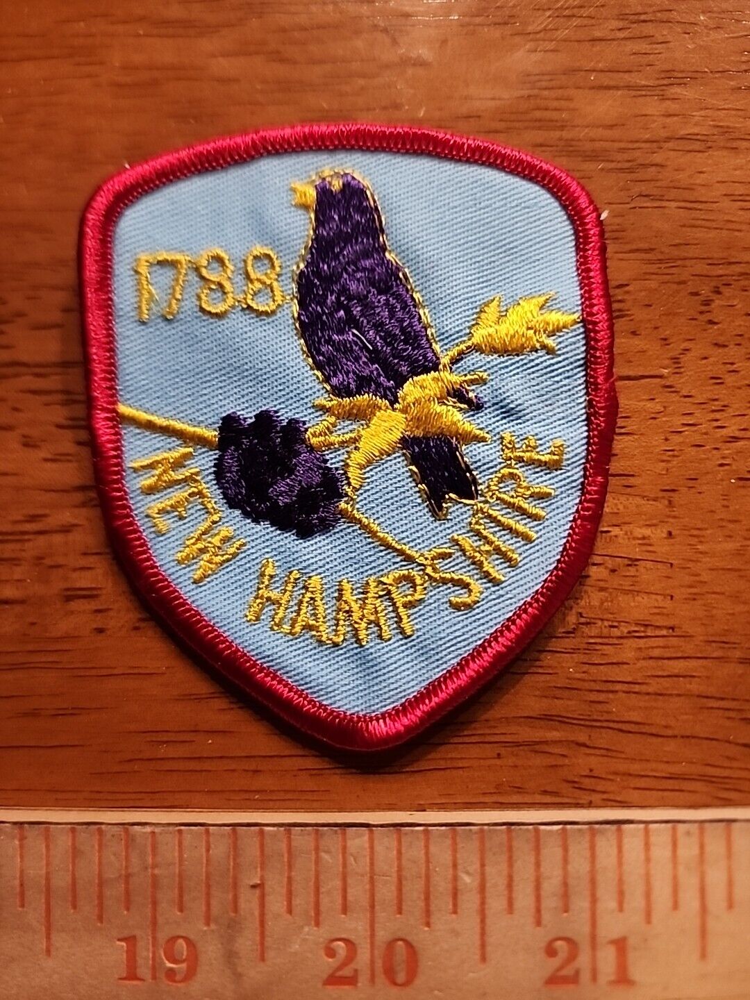 Vintage State of New Hampshire Patch  V1