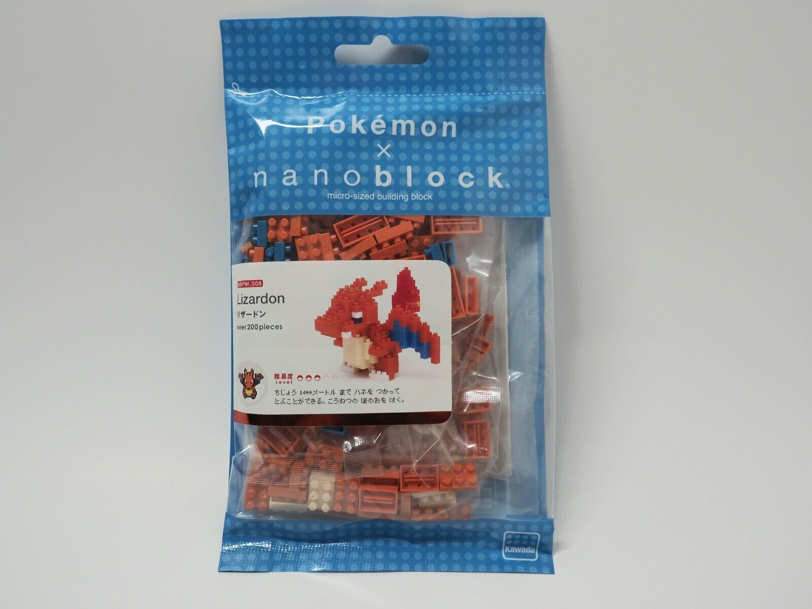 Charizard Nanoblock Pokémon LEGO Lizardon Micro-Sized Building Blocks NBPM_008