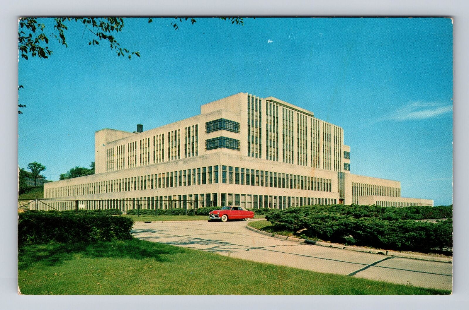 Madison WI-Wisconsin, Forest Products Laboratory, Forest Vintage Postcard