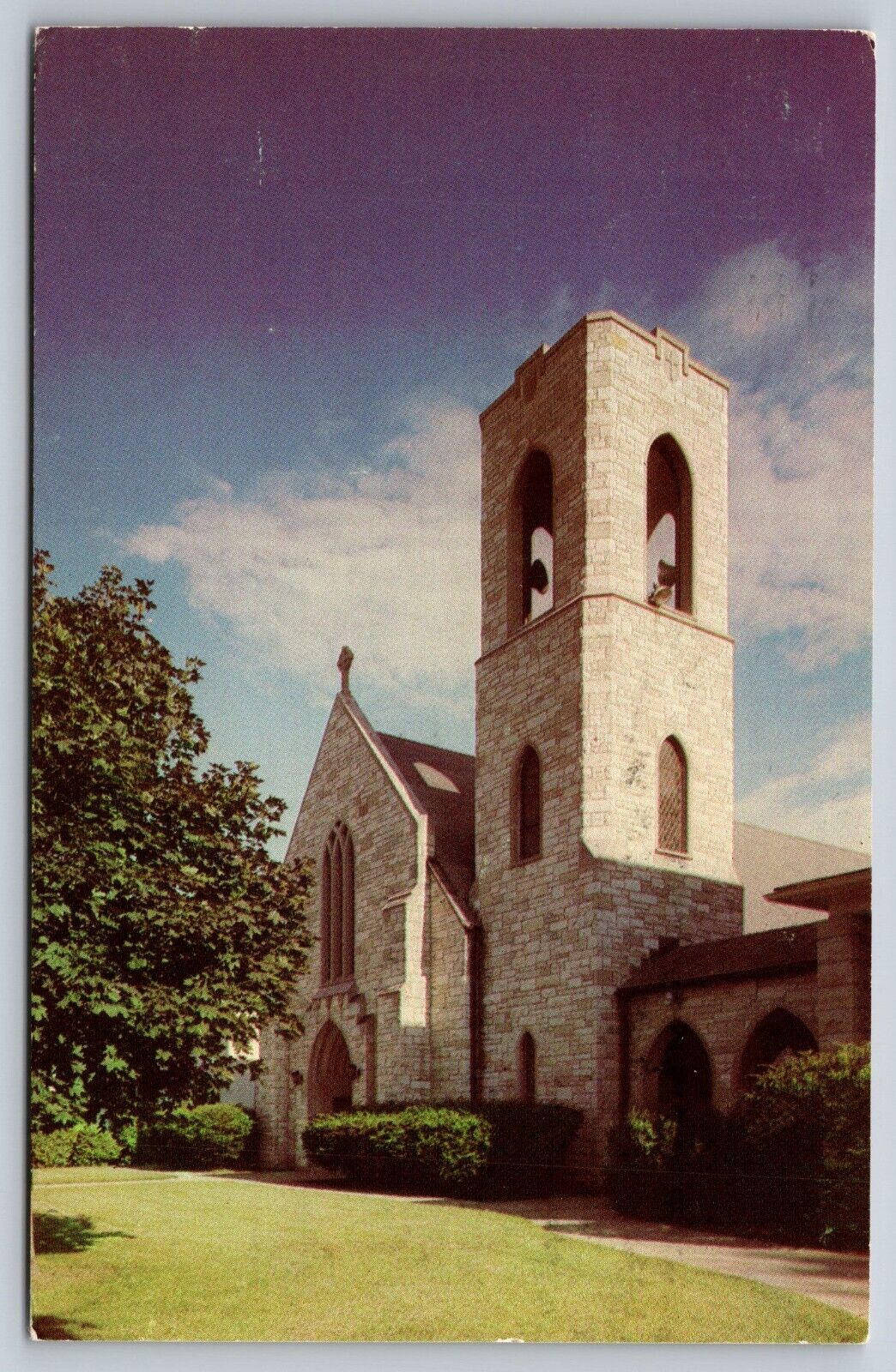 Postcard Illinois Aurora Our Savior Evangelical Lutheran Church 10A