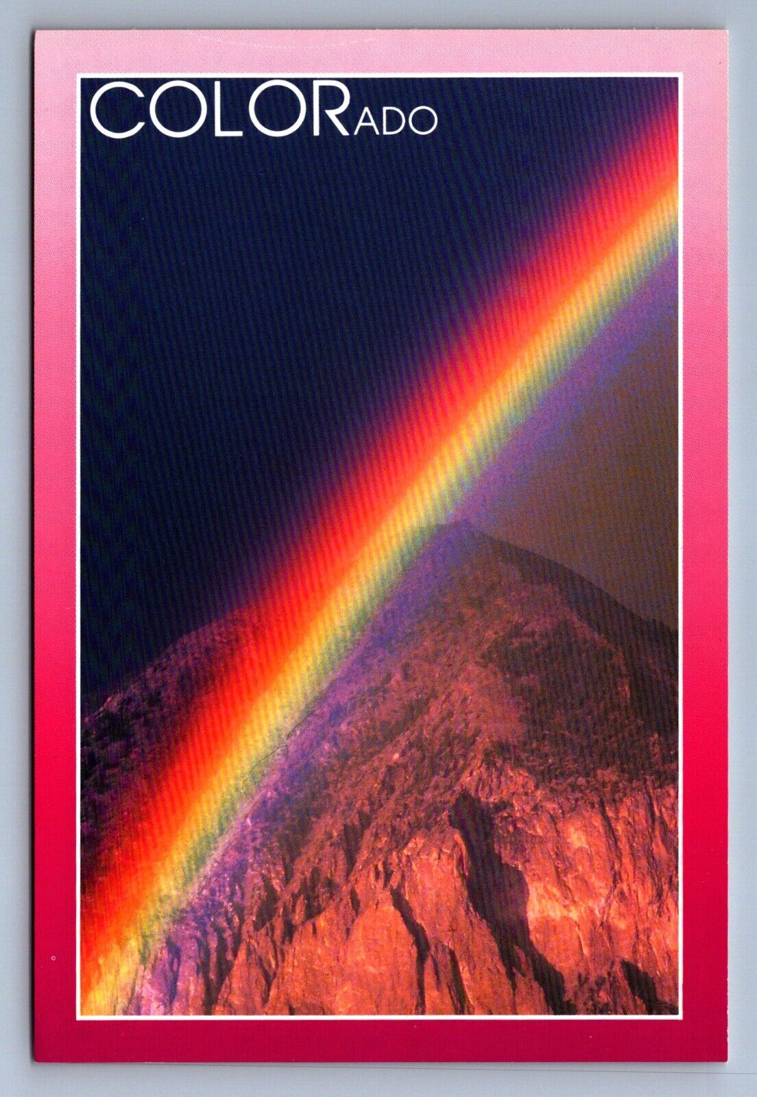 Postcard Vtg Rainbow Beautiful Colorado Nature 4 x 6