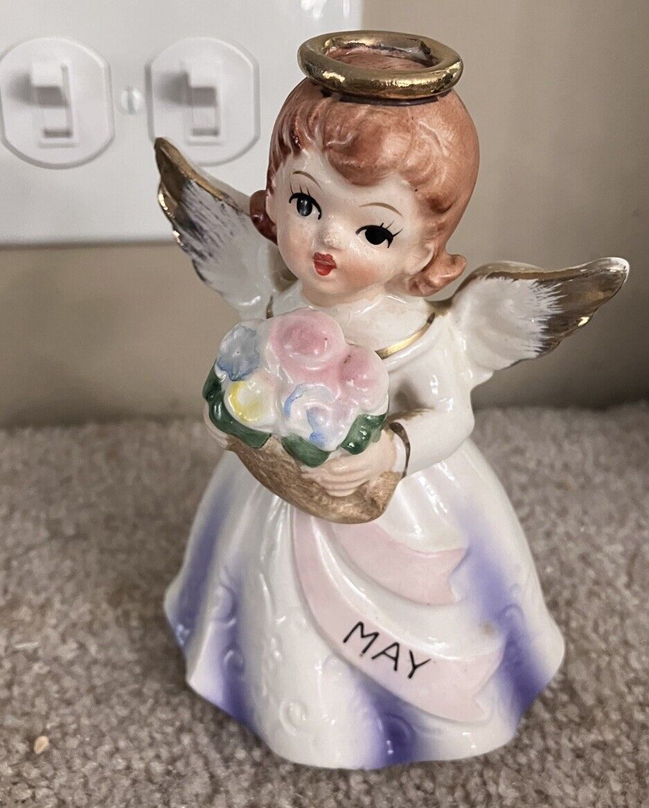 Vintage May Angel Girl Figurine Japan
